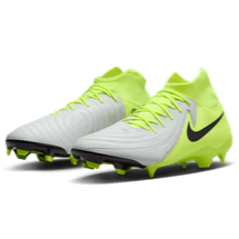 Nike Phantom Luna II Academy FG/MG - Silver/Black/Volt Mens Footwear   - Third Coast Soccer