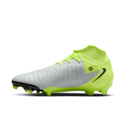 Nike Phantom Luna II Academy FG/MG - Silver/Black/Volt Mens Footwear   - Third Coast Soccer