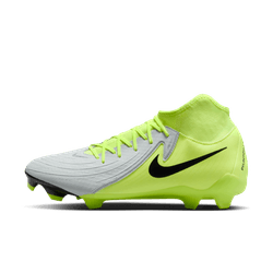 Nike Phantom Luna II Academy FG/MG - Silver/Black/Volt Mens Footwear   - Third Coast Soccer