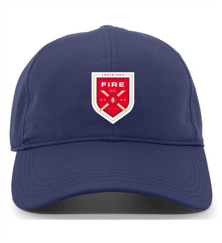 TCS Louisiana Fire FC Adjustable Cap Louisiana Fire Spiritwear Navy Full Color Patch - Third Coast Soccer