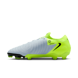 Nike Phantom GX 2 Pro FG - Silver/Black/Volt Mens Footwear   - Third Coast Soccer