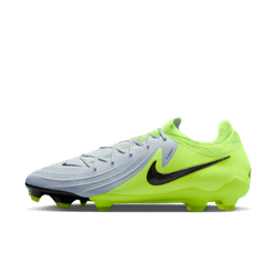 Nike Phantom GX 2 Pro FG - Silver/Black/Volt Mens Footwear   - Third Coast Soccer