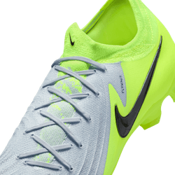 Nike Phantom GX 2 Pro FG - Silver/Black/Volt Mens Footwear   - Third Coast Soccer