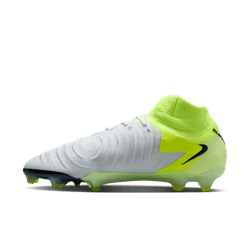 Nike Phantom Luna II Elite FG - Silver/Black/Volt Mens Footwear   - Third Coast Soccer