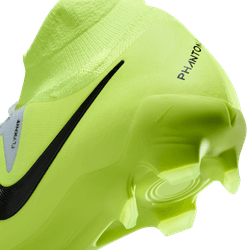 Nike Phantom Luna II Pro FG - Silver/Black/Volt Mens Footwear   - Third Coast Soccer