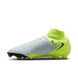 Nike Phantom Luna II Pro FG - Silver/Black/Volt Mens Footwear   - Third Coast Soccer