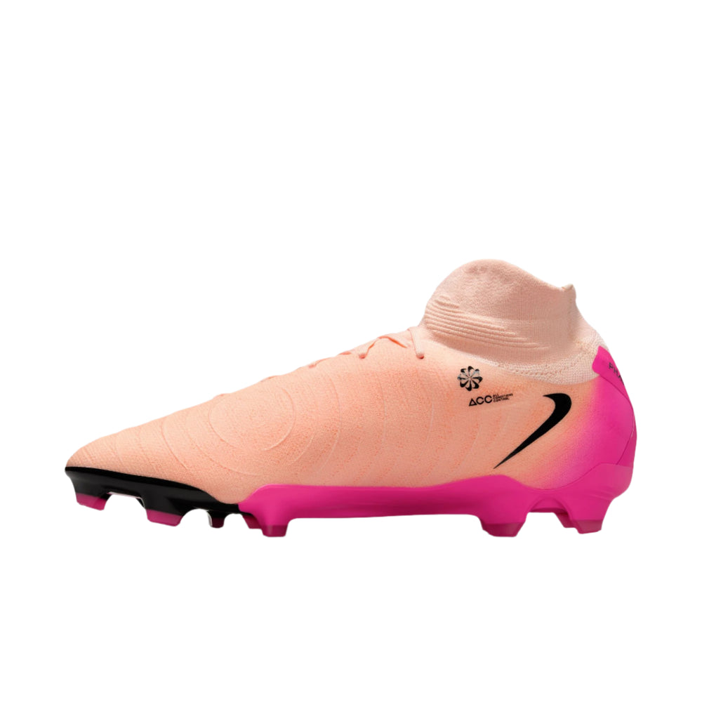 Nike Phantom Luna II Pro FG - Crimson/Black/Pink Mens Footwear - Third Coast Soccer