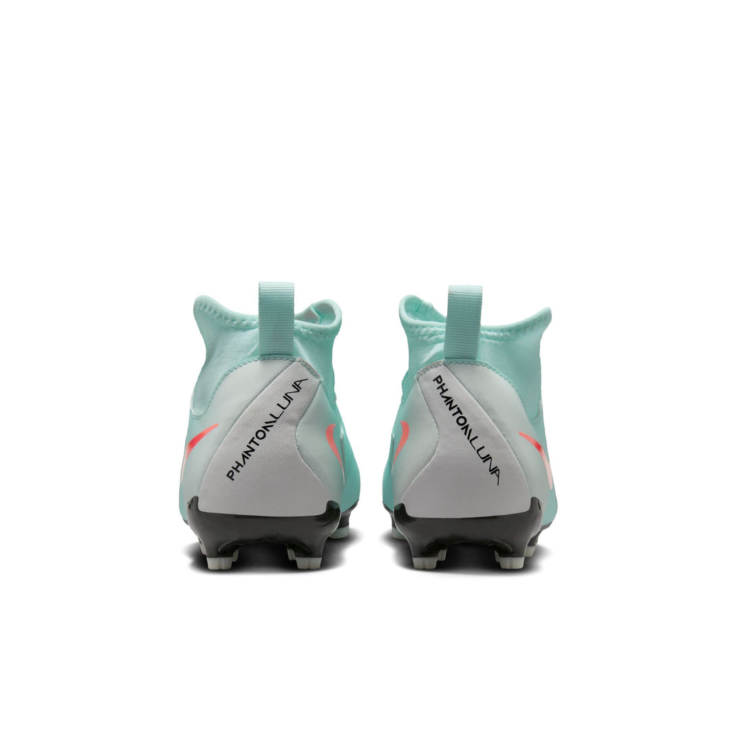 Nike Youth Phantom Luna 2 Academy FG - Mint/Red/Noir Youth Footwear - Third Coast Soccer
