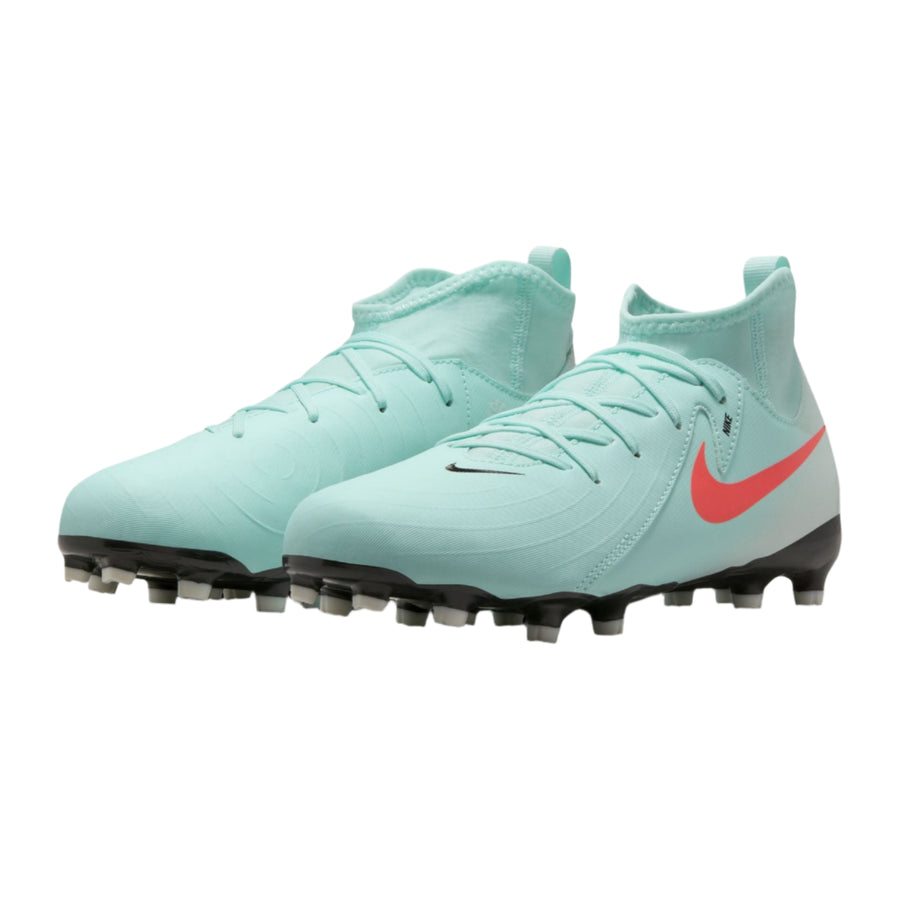 Nike Youth Phantom Luna 2 Academy FG - Mint/Red/Noir Youth Footwear - Third Coast Soccer