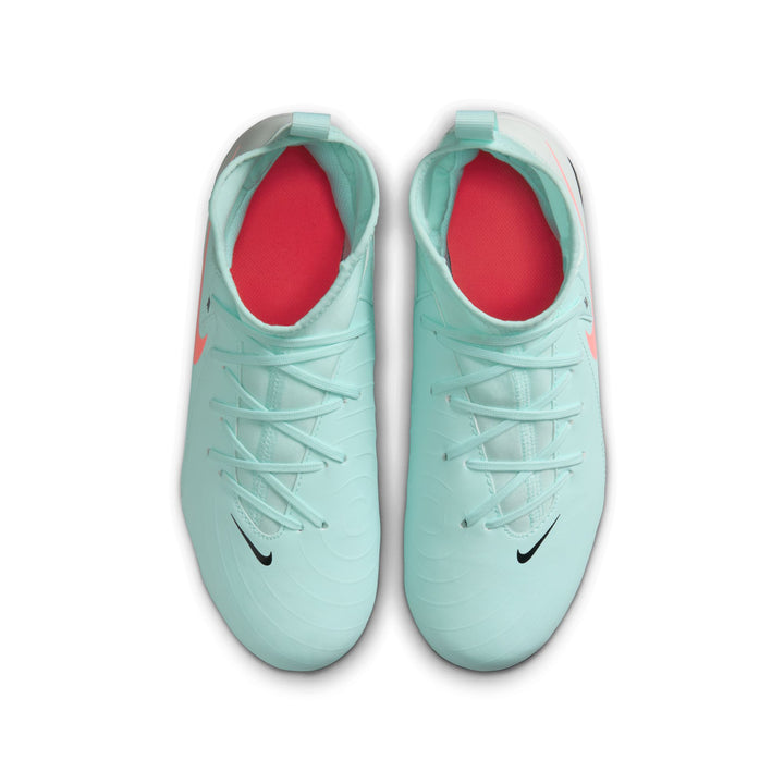 Nike Youth Phantom Luna 2 Academy FG - Mint/Red/Noir Youth Footwear - Third Coast Soccer