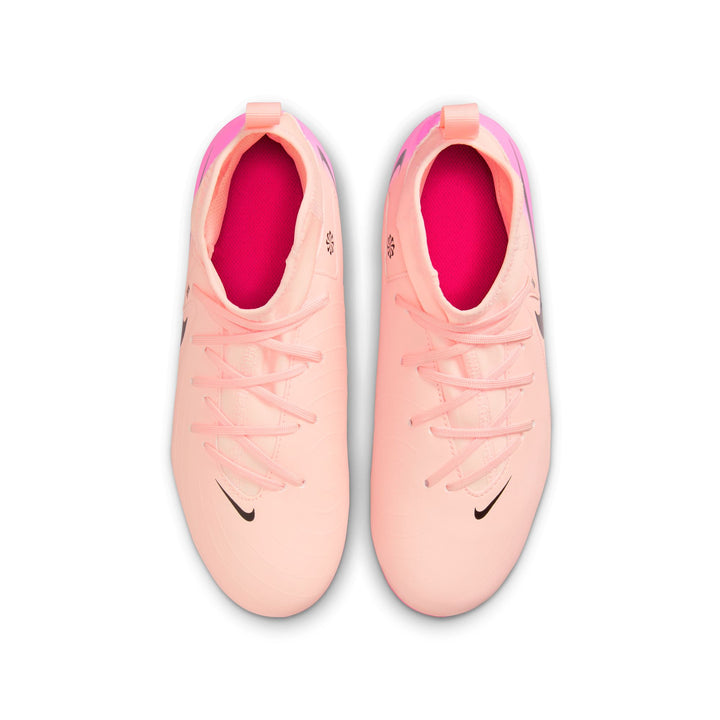 Nike Youth Phantom Luna 2 Academy FG - Crimson/Black/Pink Blast Youth Footwear - Third Coast Soccer