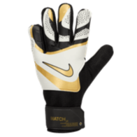 Nike Junior Match Goalkeeper Glove - Black/White/Gold Gloves   - Third Coast Soccer