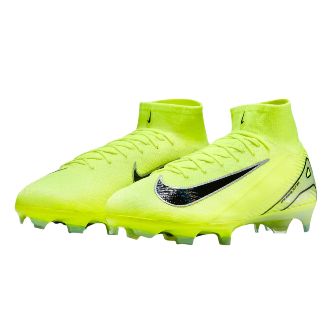 Nike Mercurial Superfly 10 Elite FG - Volt/Black Men's Footwear - Third Coast Soccer