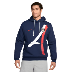 Nike Paris Saint-Germain standard Issue Pullover Hoodie Club Replica   - Third Coast Soccer