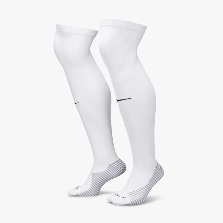 Nike Strike Knee High Soccer Socks Socks White/Black XSmall - Third Coast Soccer