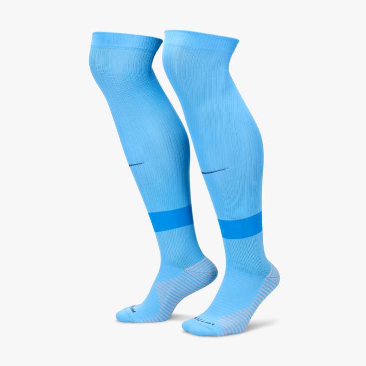 Nike MSC Strike Knee High Soccer Socks - Blue MSC 24-26   - Third Coast Soccer