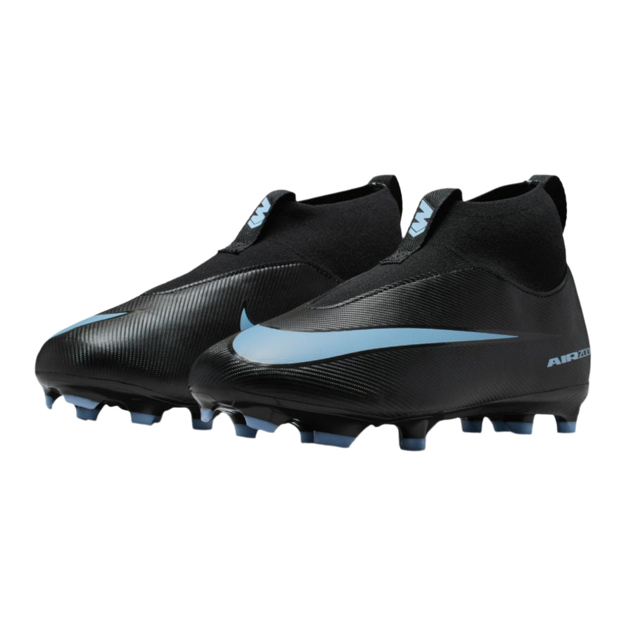 Nike Junior Mercurial Superfly 10 Academy FG/MG - Black/Ice Blue Youth Footwear - Third Coast Soccer