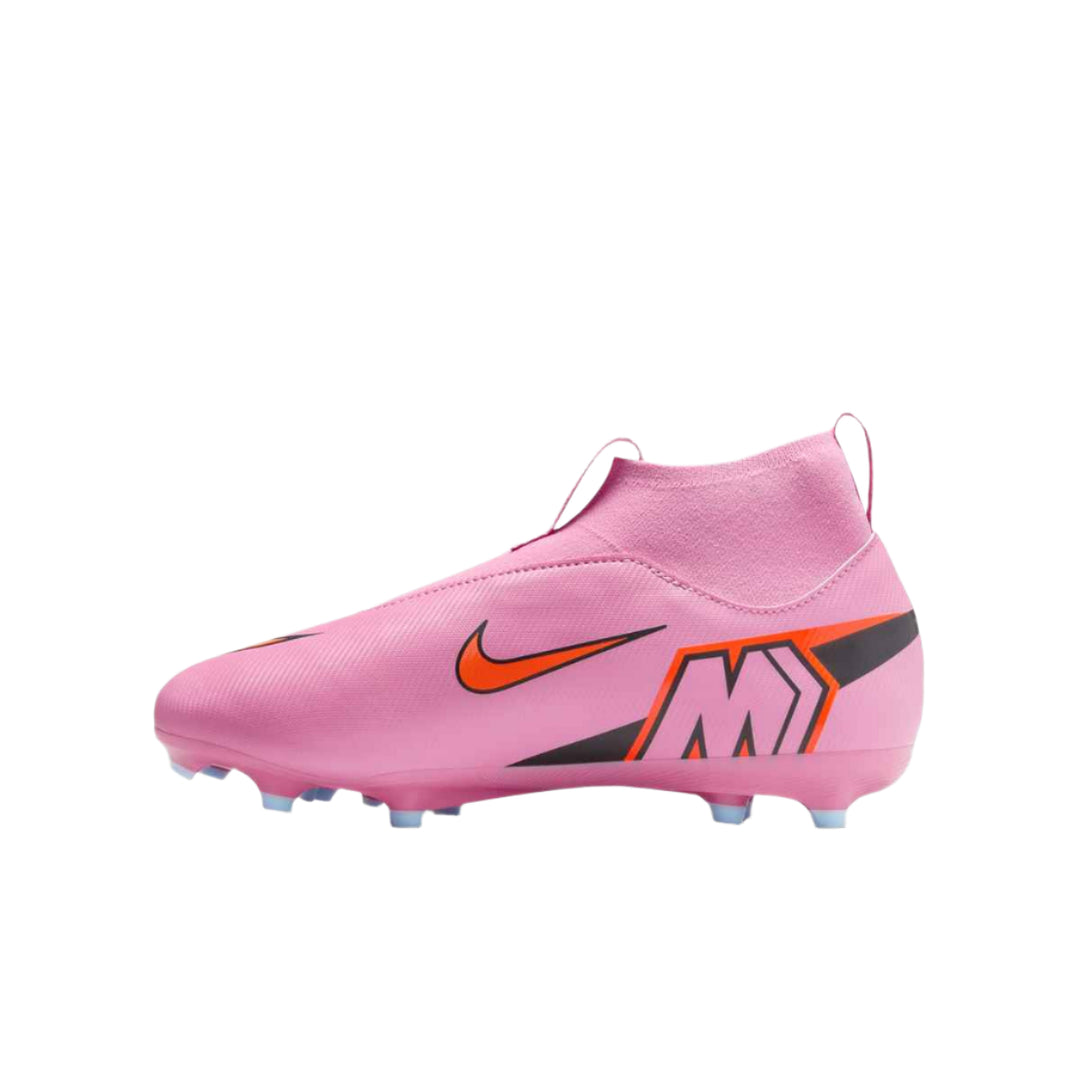 Nike Junior Mercurial Superfly 10 Academy FG/MG - Magic Flamingo/Black/Crimson Youth Footwear - Third Coast Soccer