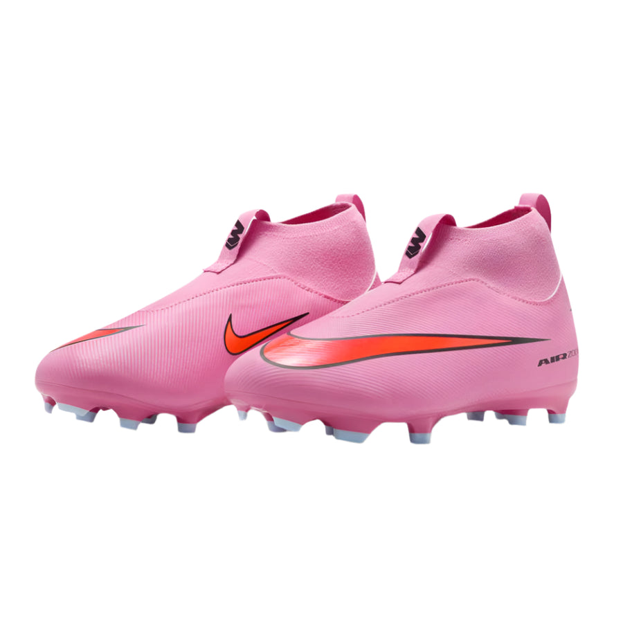Nike Junior Mercurial Superfly 10 Academy FG/MG - Magic Flamingo/Black/Crimson Youth Footwear - Third Coast Soccer