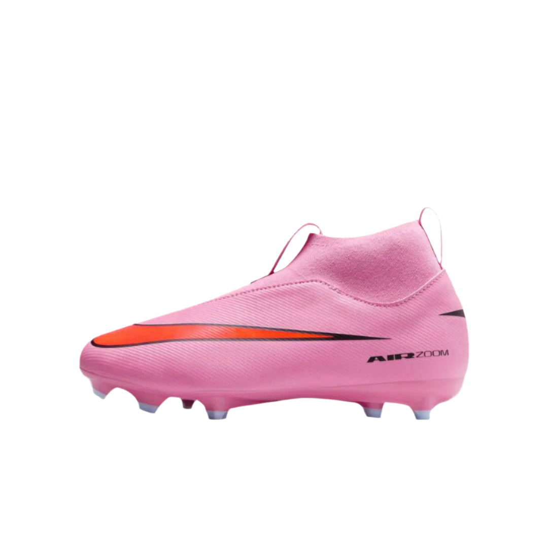 Nike Junior Mercurial Superfly 10 Academy FG/MG - Magic Flamingo/Black/Crimson Youth Footwear - Third Coast Soccer