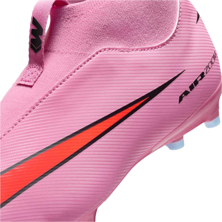 Nike Junior Mercurial Superfly 10 Academy FG/MG - Magic Flamingo/Black/Crimson Youth Footwear - Third Coast Soccer