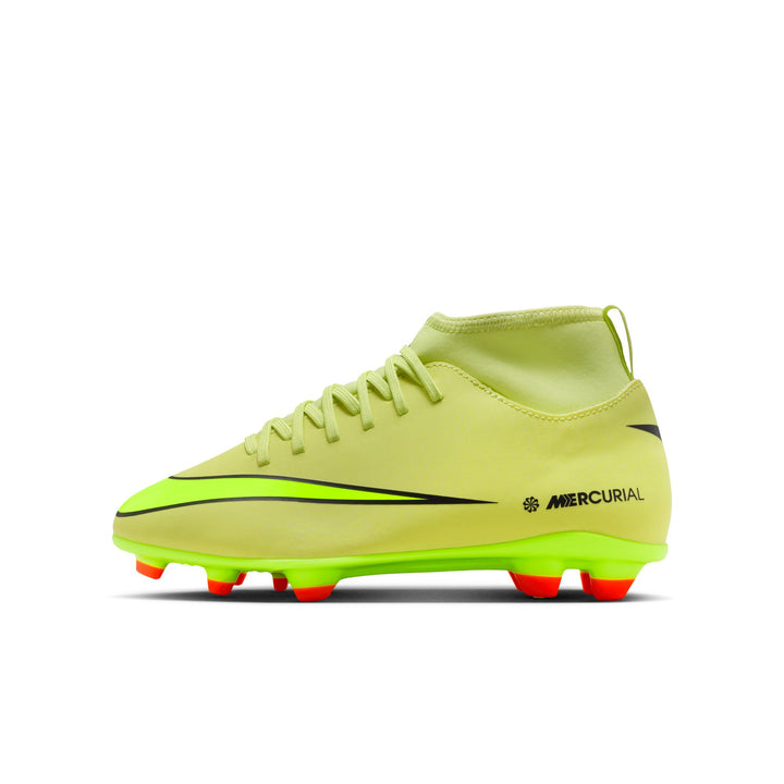 Nike Junior Mercurial Superfly 10 Club FG - Limelight/Volt/Crimson Youth Footwear - Third Coast Soccer