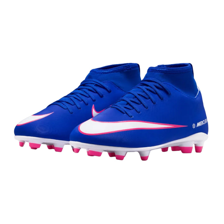 Nike Junior Mercurial Superfly 10 Club FG - Racer Blue/White Youth Footwear - Third Coast Soccer