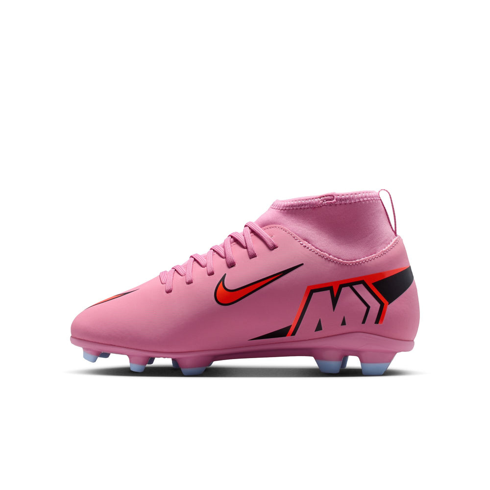 Nike Junior Mercurial Superfly 10 Club FG - Magic Flamingo/Black/Total Crimson Youth Footwear - Third Coast Soccer