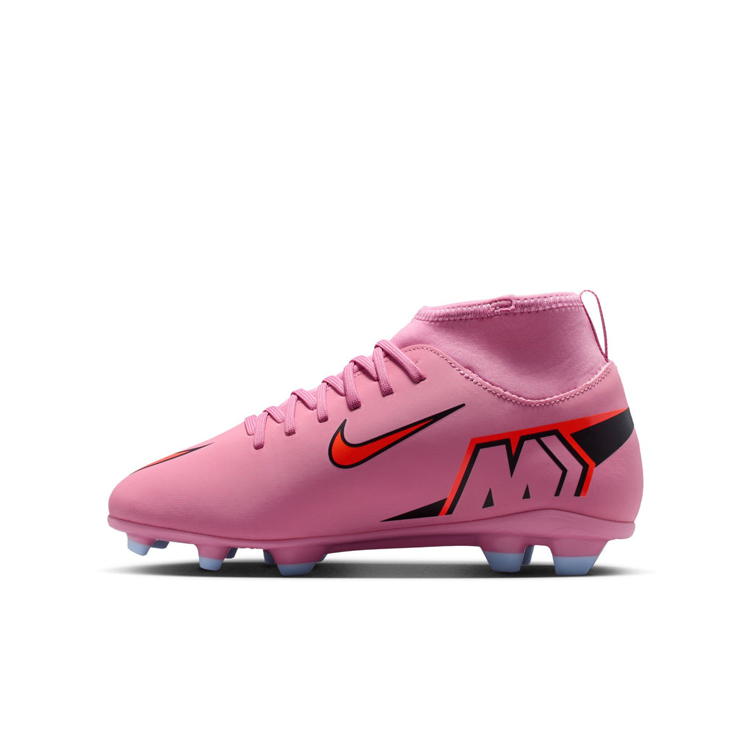 Nike Junior Mercurial Superfly 10 Club FG - Magic Flamingo/Black/Total Crimson Youth Footwear - Third Coast Soccer