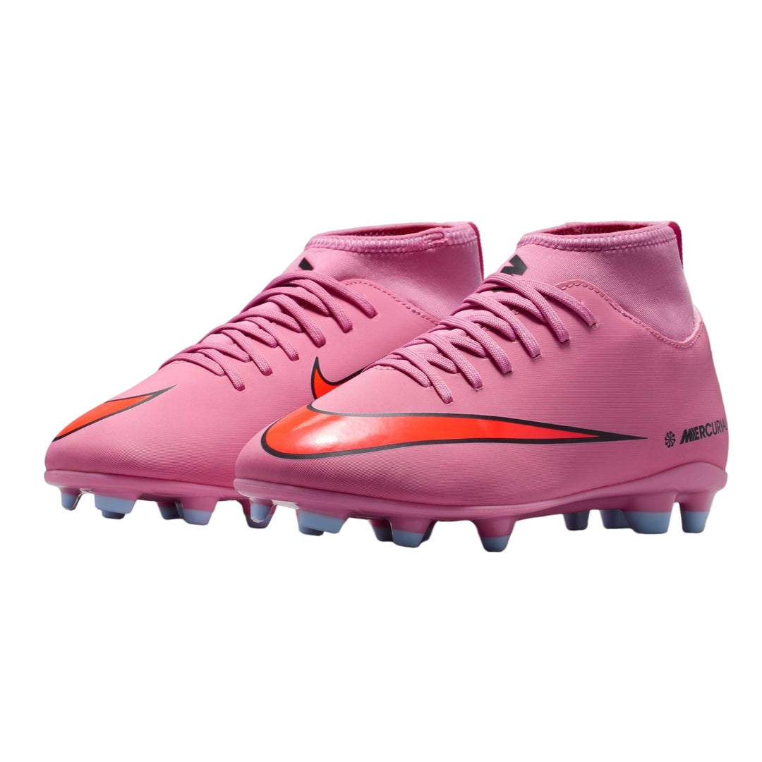 Nike Junior Mercurial Superfly 10 Club FG - Magic Flamingo/Black/Total Crimson Youth Footwear - Third Coast Soccer