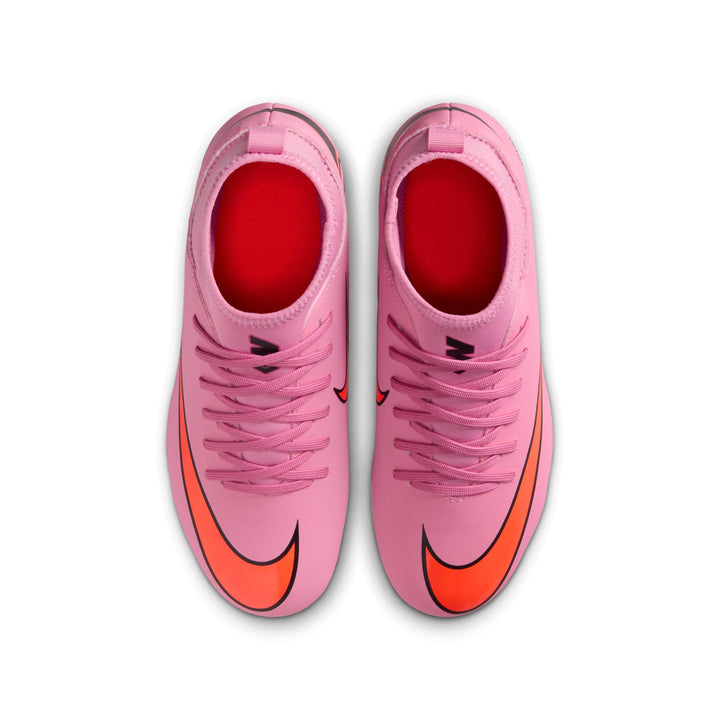 Nike Junior Mercurial Superfly 10 Club FG - Magic Flamingo/Black/Total Crimson Youth Footwear - Third Coast Soccer
