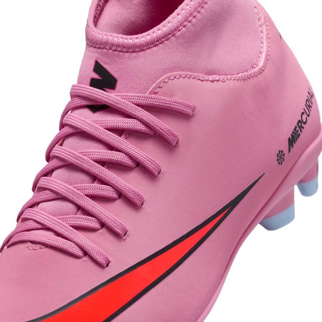 Nike Junior Mercurial Superfly 10 Club FG - Magic Flamingo/Black/Total Crimson Youth Footwear - Third Coast Soccer