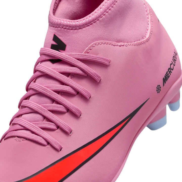 Nike Junior Mercurial Superfly 10 Club FG - Magic Flamingo/Black/Total Crimson Youth Footwear - Third Coast Soccer