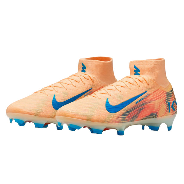 Nike Mercurial Superfly 10 Mbappe Elite FG - Melon/Turquoise