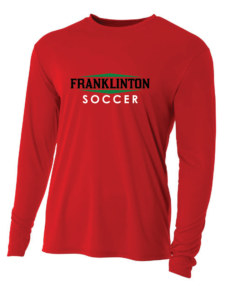 Franklinton SC Soccer Long-Sleeve T-Shirt Franklinton SC Spiritwear Red Youth Small - Third Coast Soccer