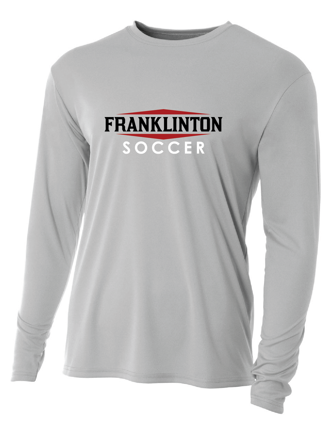 Franklinton SC Soccer Long-Sleeve T-Shirt Franklinton SC Spiritwear Sport Grey Youth Small - Third Coast Soccer