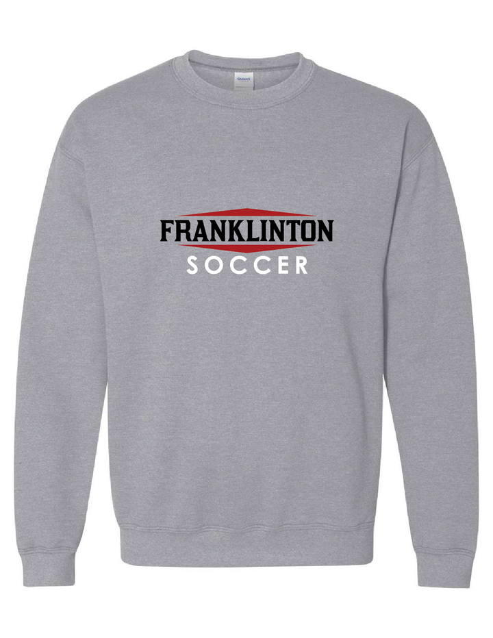 Franklinton SC Soccer Crew Neck Sweatshirt Franklinton SC Spiritwear Sport Grey Youth Small - Third Coast Soccer