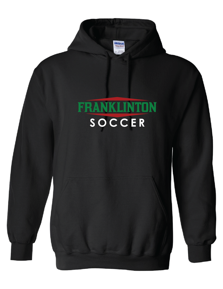 Franklinton SC Soccer Hooded Sweatshirt Franklinton SC Spiritwear Black Mens Small - Third Coast Soccer