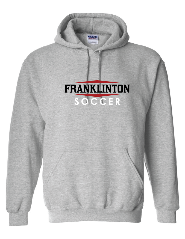 Franklinton SC Soccer Hooded Sweatshirt Franklinton SC Spiritwear Sport Grey Mens Small - Third Coast Soccer