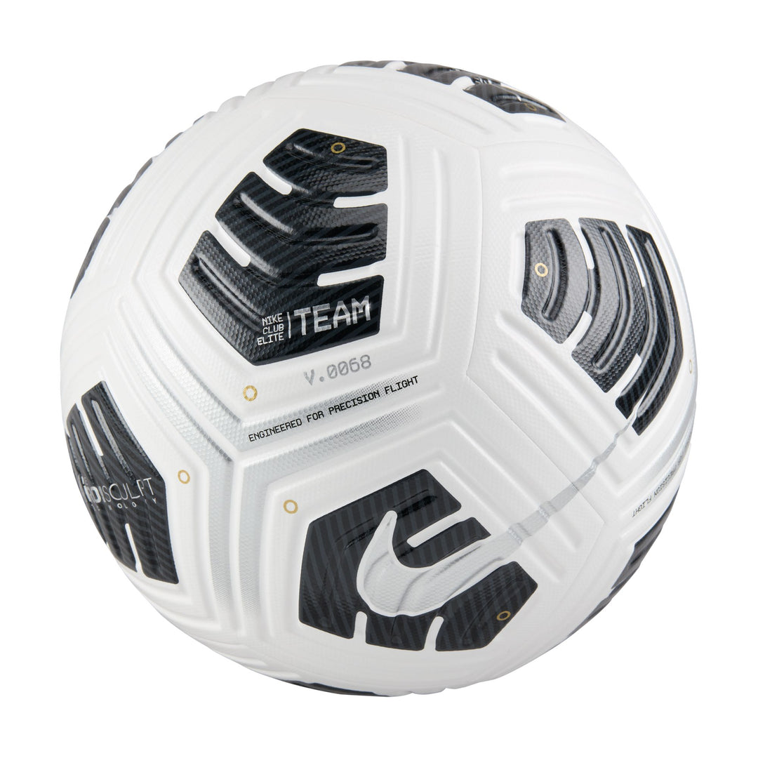 Nike Club Elite Team Ball - White/Black/Silver Balls - Third Coast Soccer