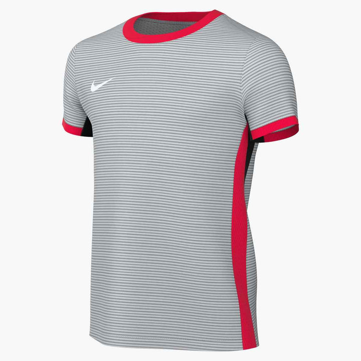 Nike Youth Strike IV Jersey Jerseys Wolf Grey/Black/Bright Crimson Youth Small - Third Coast Soccer