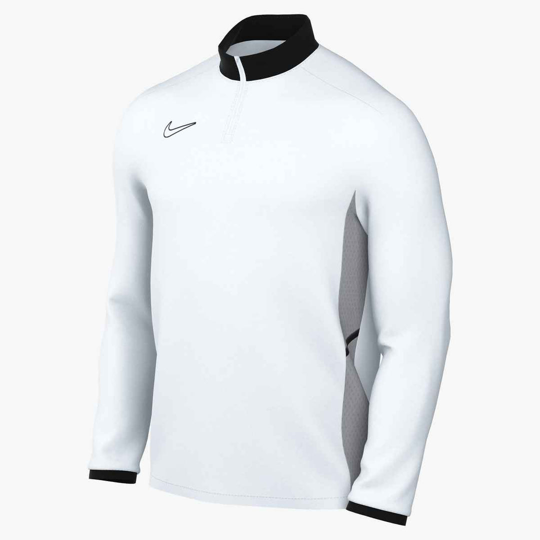 Nike Academy 25 Drill Top Training Wear White/Wolf Grey/Black Mens Small - Third Coast Soccer