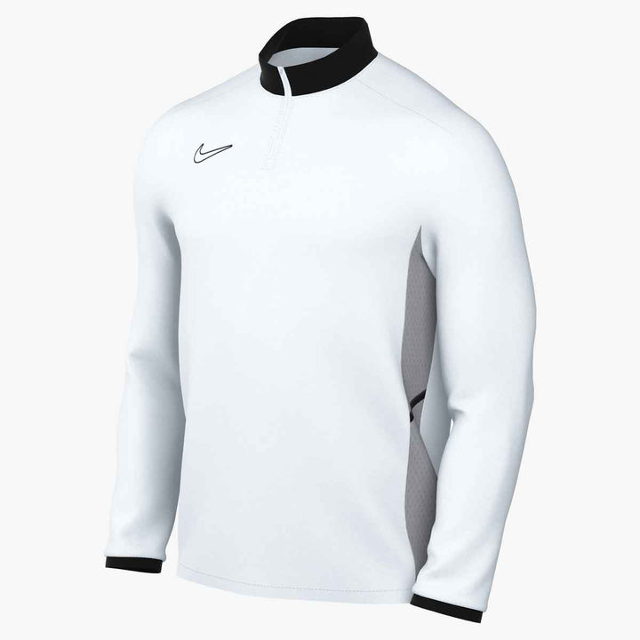 Nike Academy 25 Drill Top Training Wear White/Wolf Grey/Black Mens Small - Third Coast Soccer