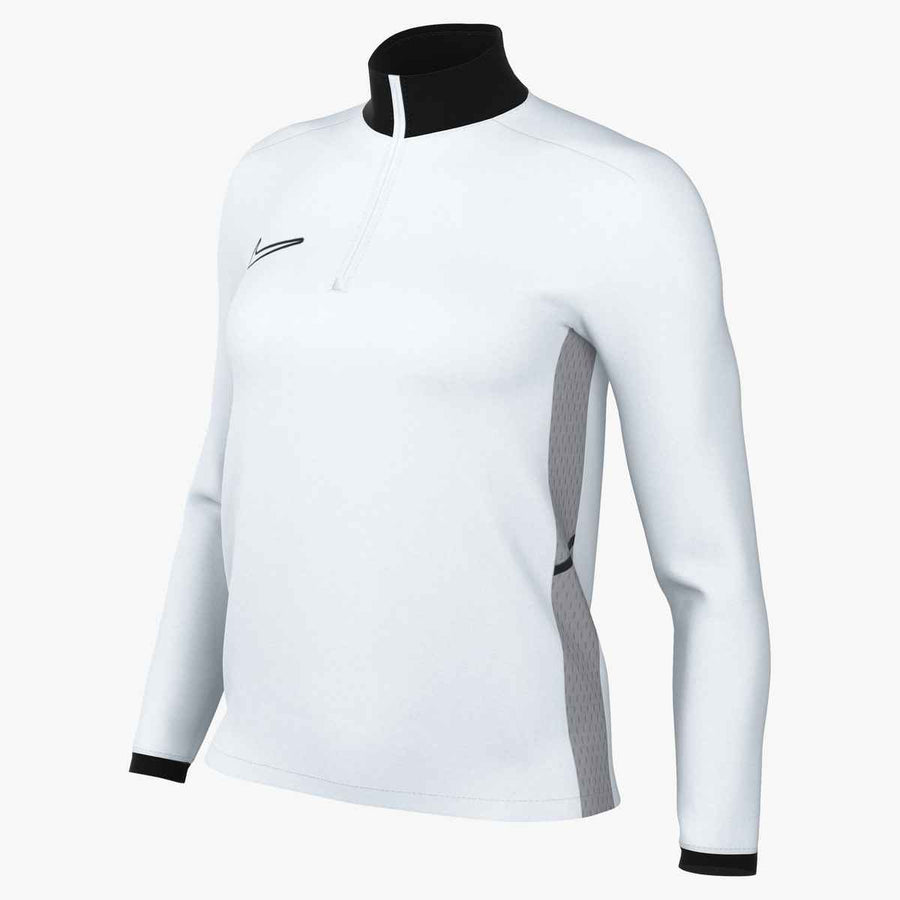 Nike Women's Academy Drill Top - White/Black Training Wear - Third Coast Soccer
