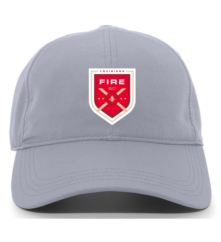 TCS Louisiana Fire FC Adjustable Cap Louisiana Fire Spiritwear Silver Full Color Patch - Third Coast Soccer