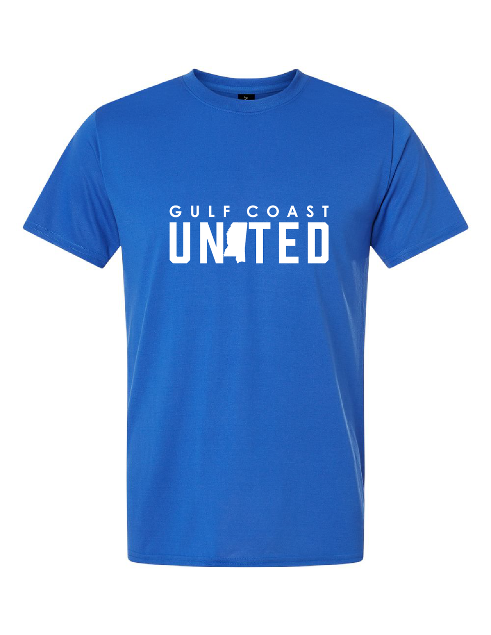 Gulf Coast United Short-Sleeve T-Shirt Gulf Coast United Spiritwear Royal Mens Small - Third Coast Soccer