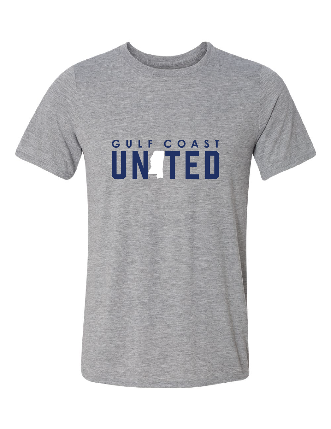 Gulf Coast United Short-Sleeve T-Shirt Gulf Coast United Spiritwear Sport Grey Mens Small - Third Coast Soccer
