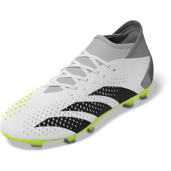 adidas Predator Accuracy.3 FG - White/Black/Lucid Lemon Mens Footwear White/Black/Lucid Lemon Mens 6.5 - Third Coast Soccer