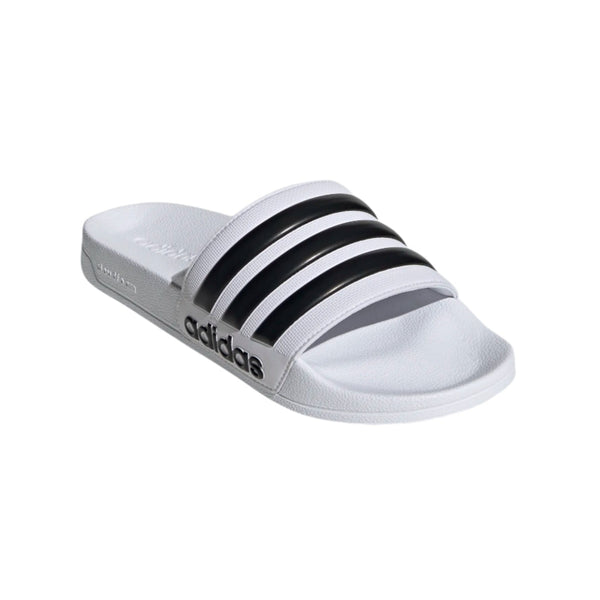 adidas Adilette Shower Slide - White/Black – Third Coast Soccer