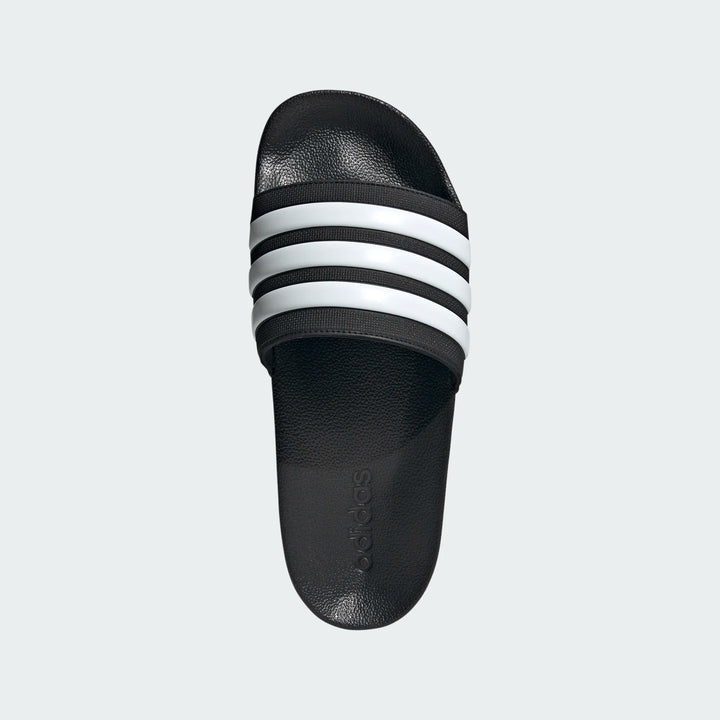 adidas Adilette Shower Slide - Black/White Mens Sandals   - Third Coast Soccer